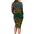 Cinco de Mayo 2024 Long Sleeve Bodycon Dress Mexican Folk Pattern - Wonder Print Shop