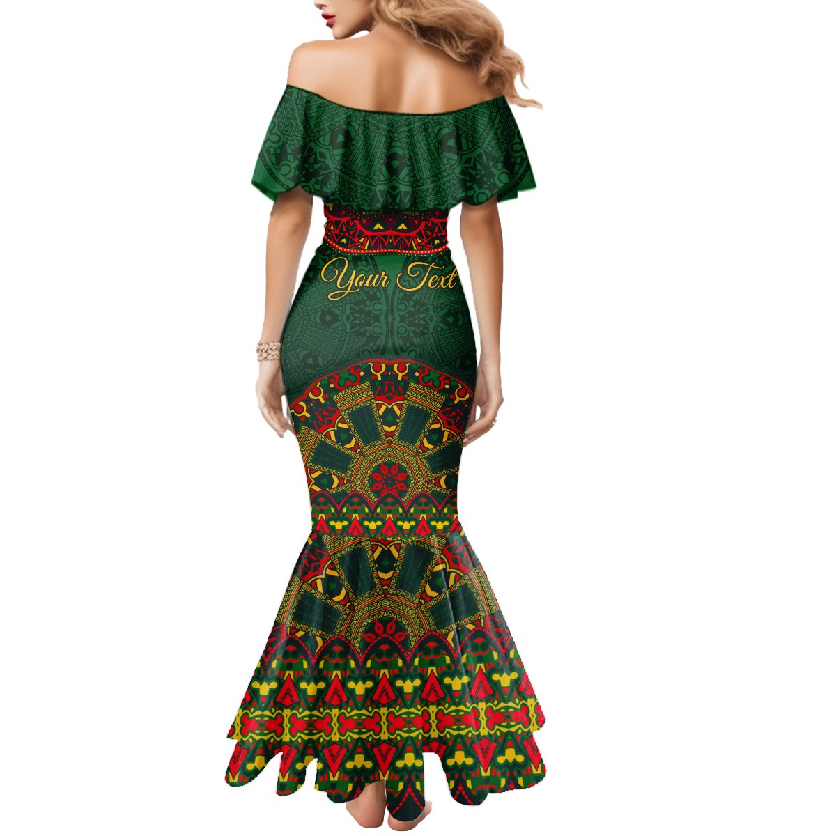 Cinco de Mayo 2024 Mermaid Dress Mexican Folk Pattern - Wonder Print Shop