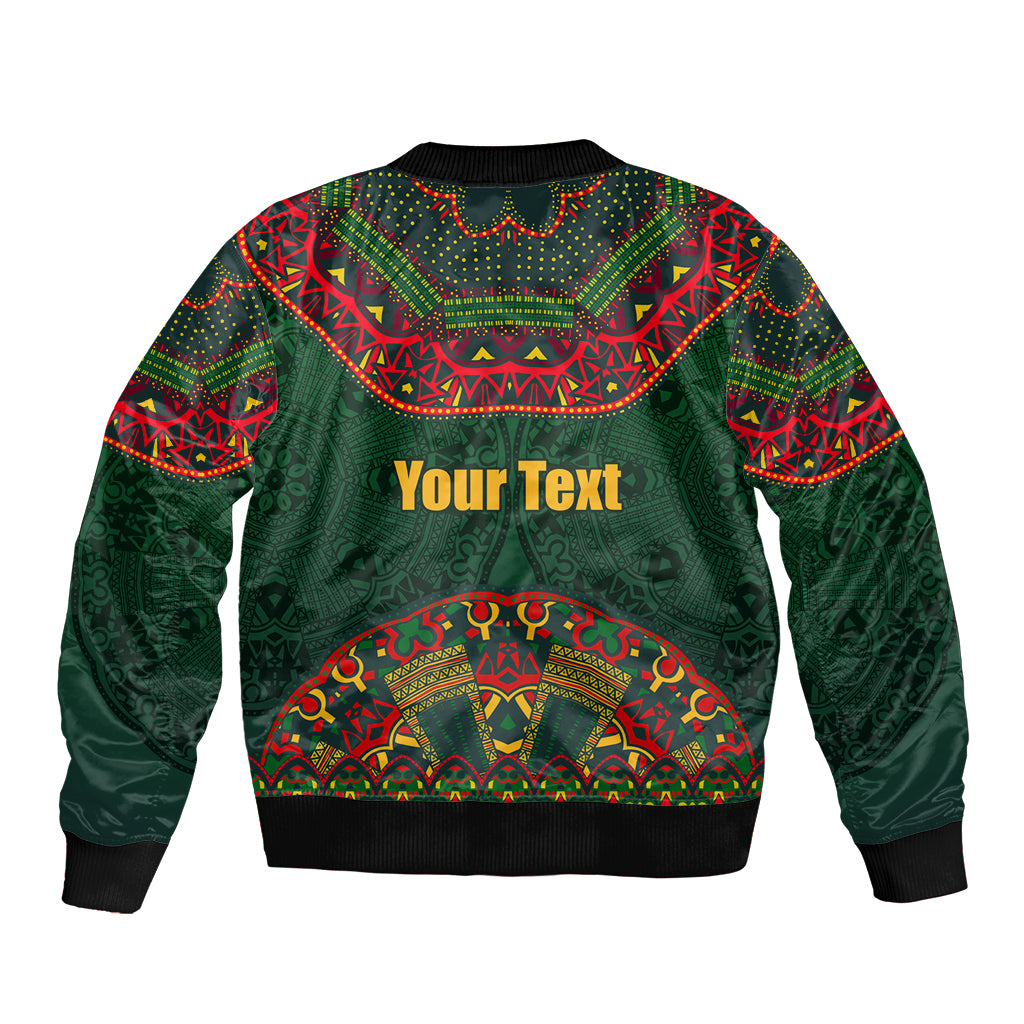 Cinco de Mayo 2024 Sleeve Zip Bomber Jacket Mexican Folk Pattern - Wonder Print Shop