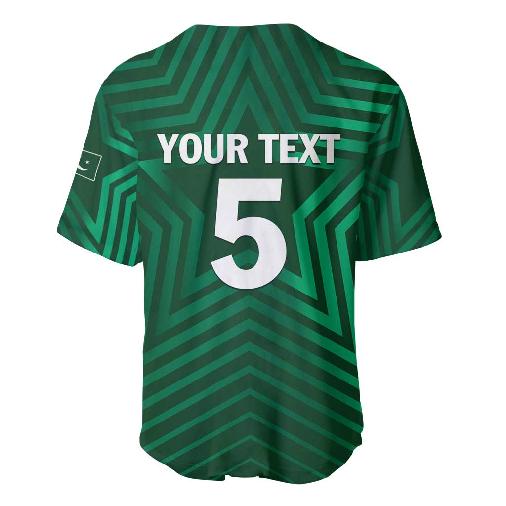 Custom Pakistan Cricket Baseball Jersey The Boys In Green