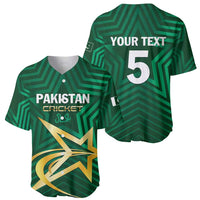 Custom Pakistan Cricket Baseball Jersey The Boys In Green