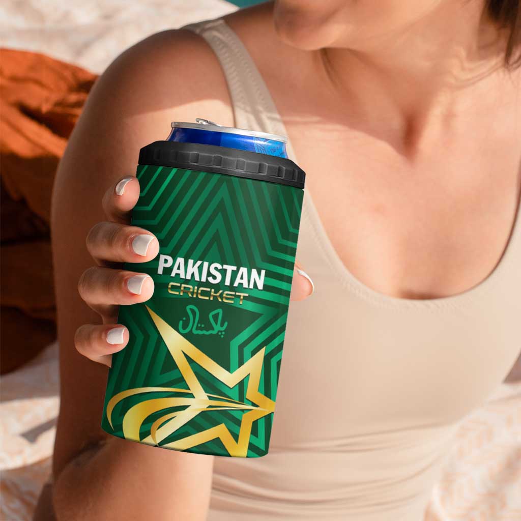 Custom Pakistan Cricket 4 in 1 Can Cooler Tumbler The Boys In Green
