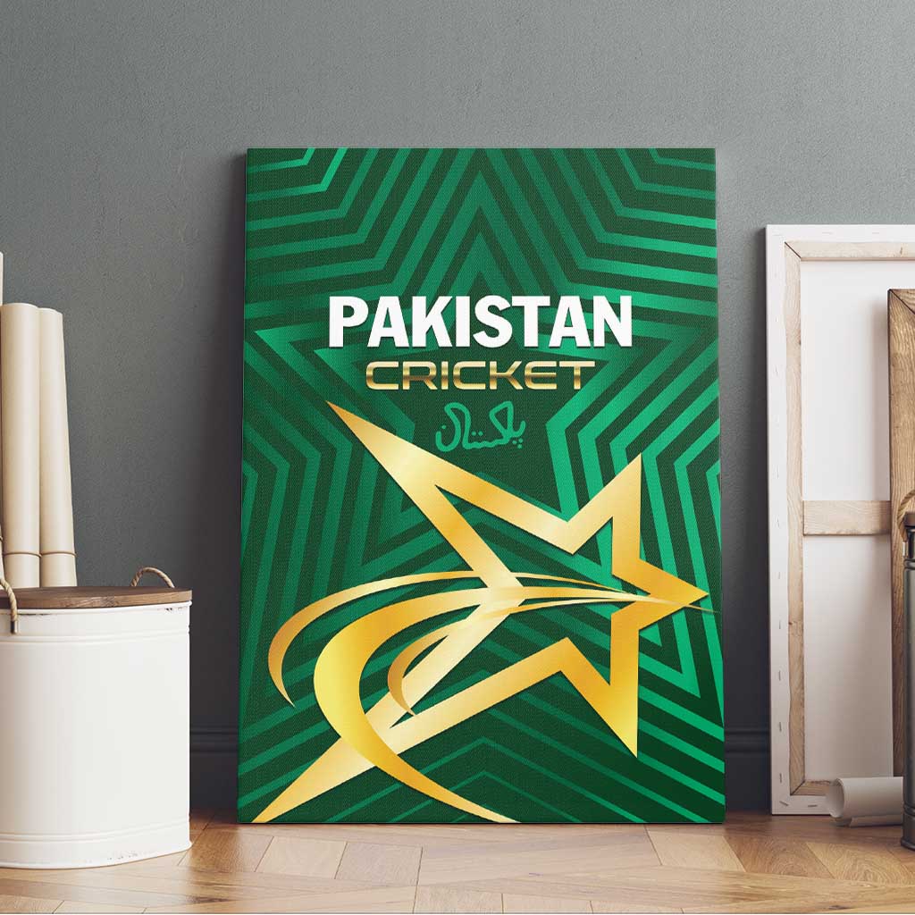 Pakistan Cricket Canvas Wall Art The Boys In Green