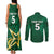 Custom Pakistan Cricket Couples Matching Tank Maxi Dress and Long Sleeve Button Shirt The Boys In Green