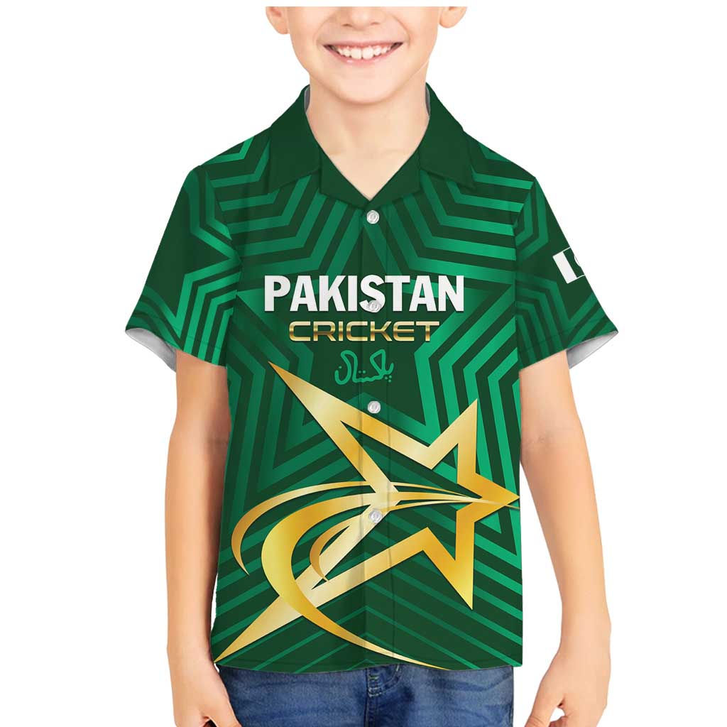 Custom Pakistan Cricket Family Matching Mermaid Dress and Hawaiian Shirt The Boys In Green