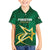 Custom Pakistan Cricket Family Matching Off The Shoulder Long Sleeve Dress and Hawaiian Shirt The Boys In Green