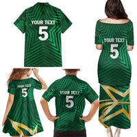 Custom Pakistan Cricket Family Matching Puletasi and Hawaiian Shirt The Boys In Green