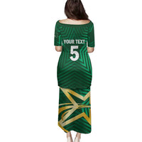 Custom Pakistan Cricket Family Matching Puletasi and Hawaiian Shirt The Boys In Green