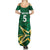 Custom Pakistan Cricket Family Matching Summer Maxi Dress and Hawaiian Shirt The Boys In Green