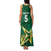 Custom Pakistan Cricket Family Matching Tank Maxi Dress and Hawaiian Shirt The Boys In Green