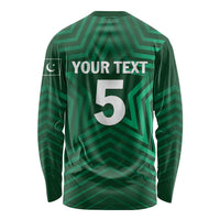 Custom Pakistan Cricket Long Sleeve Shirt The Boys In Green