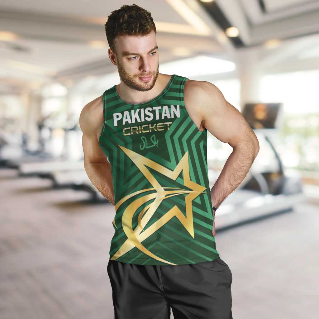 Custom Pakistan Cricket Men Tank Top The Boys In Green