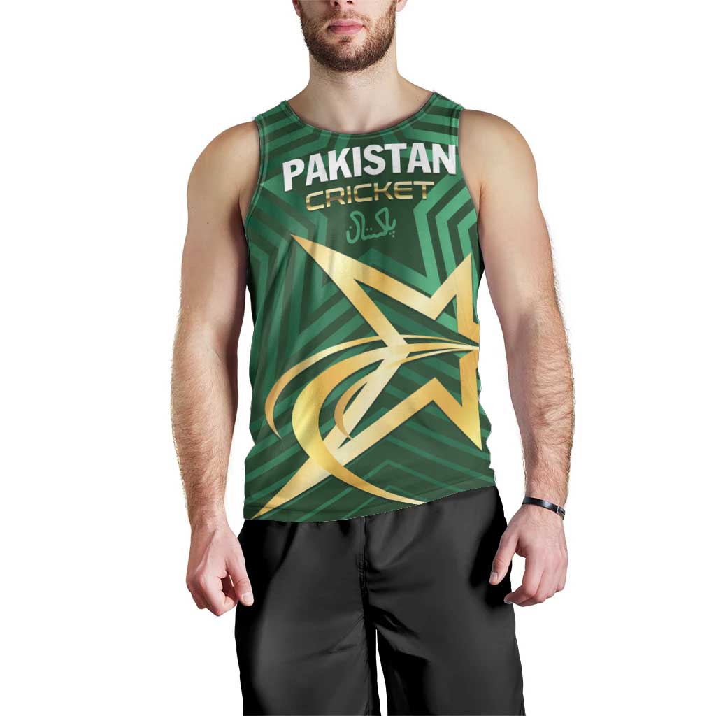 Custom Pakistan Cricket Men Tank Top The Boys In Green