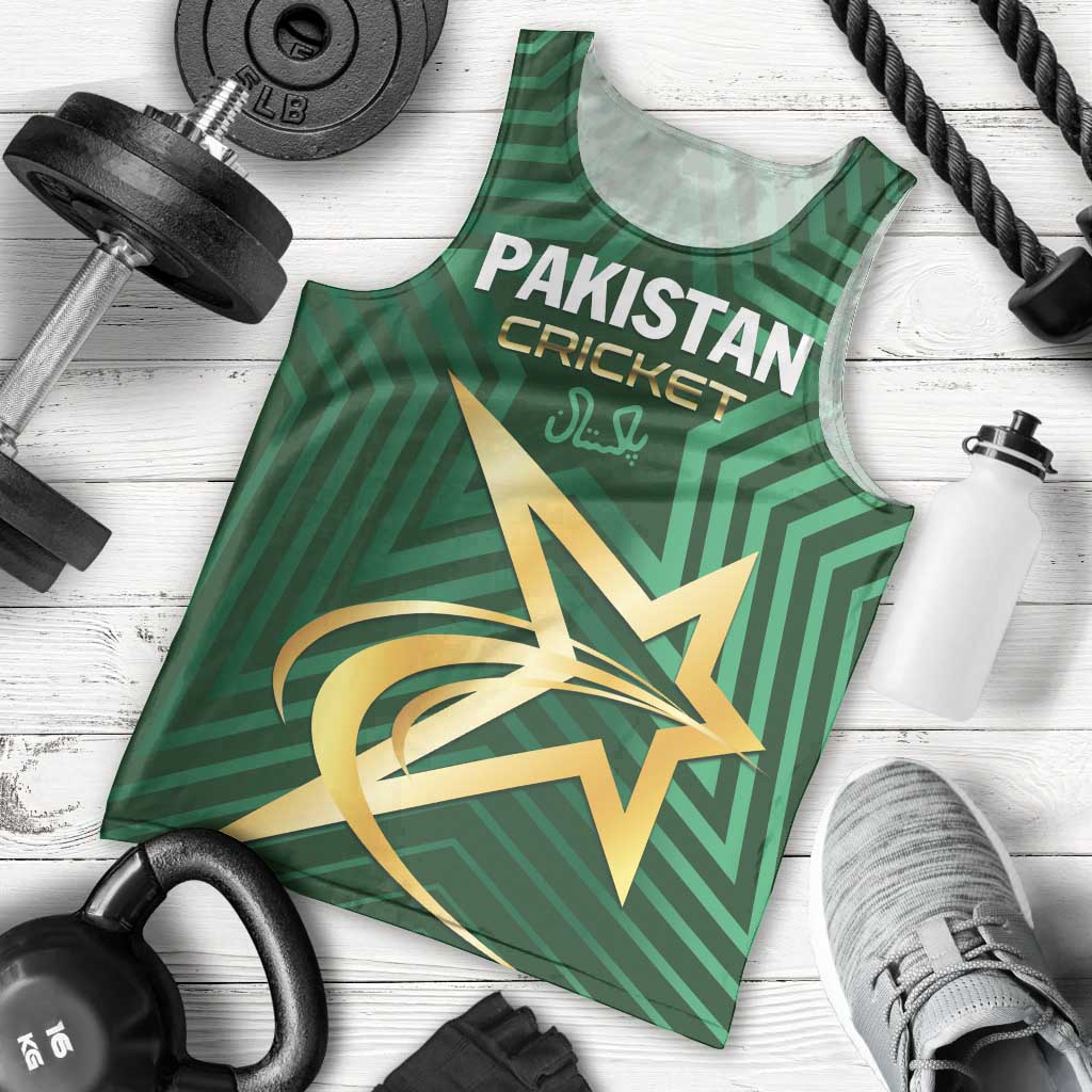 Custom Pakistan Cricket Men Tank Top The Boys In Green