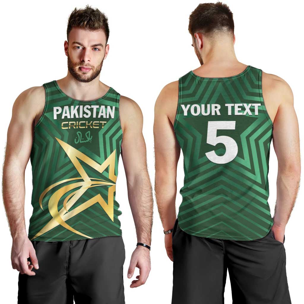 Custom Pakistan Cricket Men Tank Top The Boys In Green