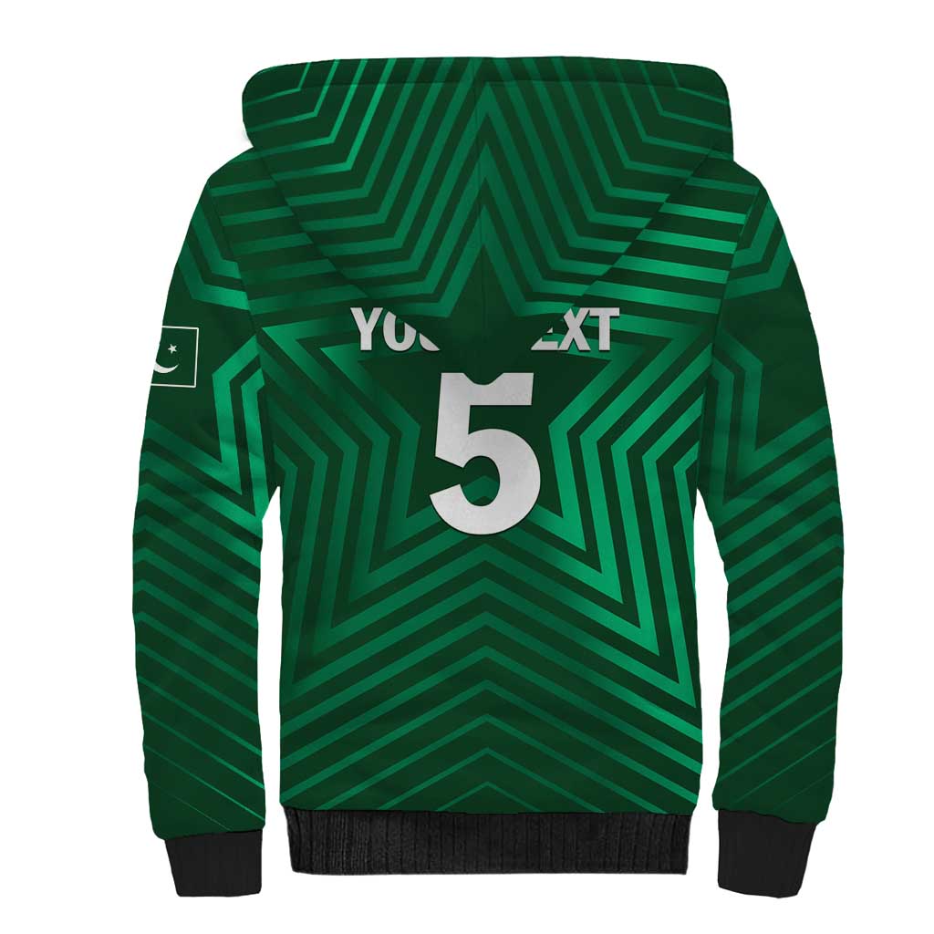 Custom Pakistan Cricket Sherpa Hoodie The Boys In Green