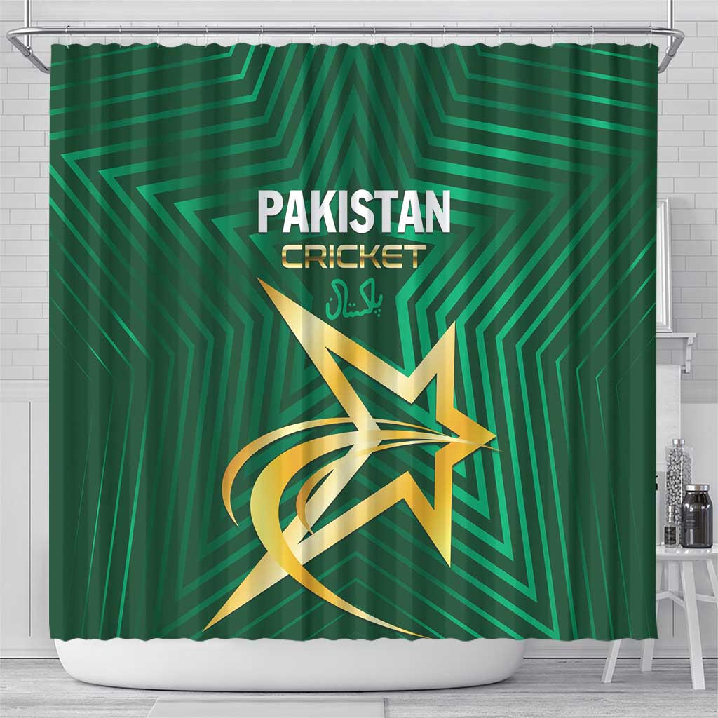 Pakistan Cricket Shower Curtain The Boys In Green