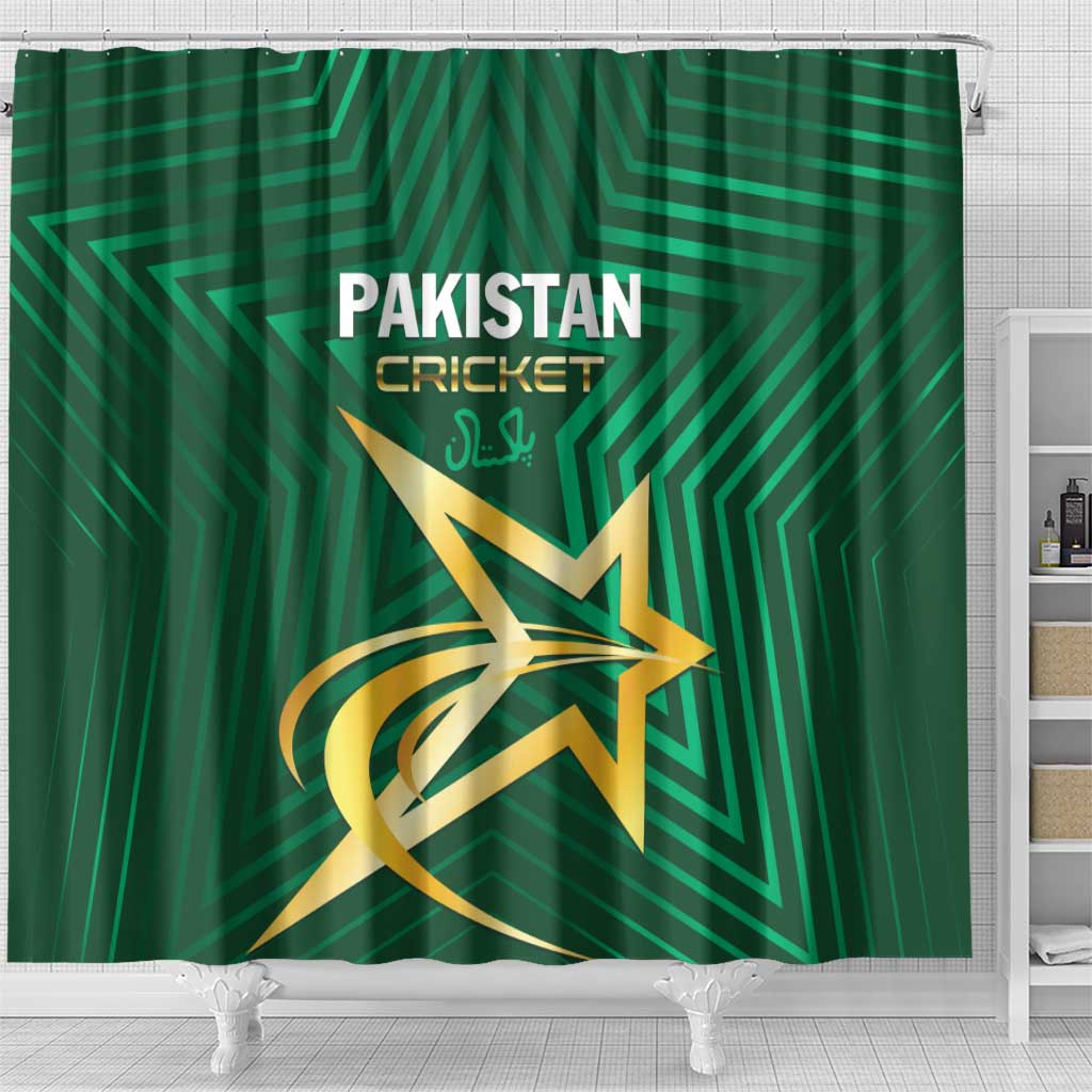 Pakistan Cricket Shower Curtain The Boys In Green