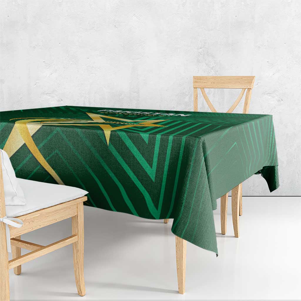 Pakistan Cricket Tablecloth The Boys In Green