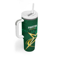 Custom Pakistan Cricket Tumbler With Handle The Boys In Green