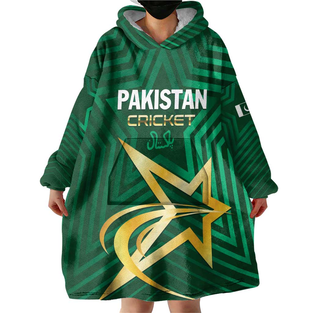Custom Pakistan Cricket Wearable Blanket Hoodie The Boys In Green