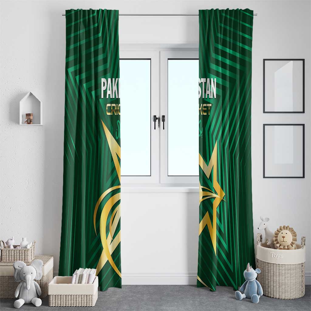 Pakistan Cricket Window Curtain The Boys In Green