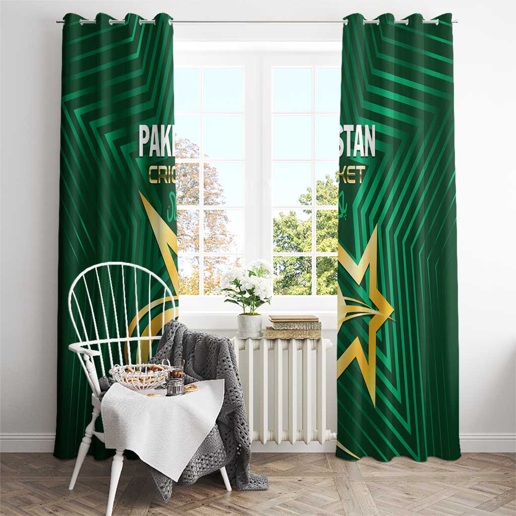 Pakistan Cricket Window Curtain The Boys In Green