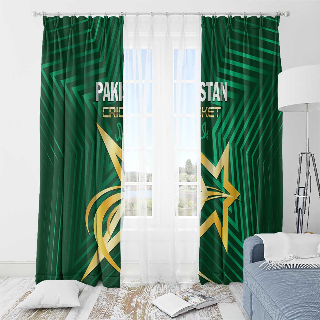 Pakistan Cricket Window Curtain The Boys In Green