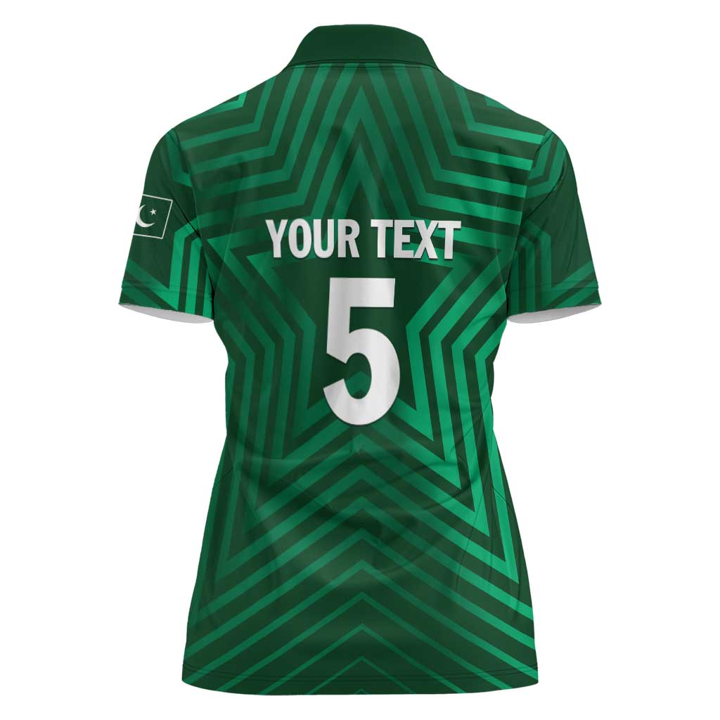 Custom Pakistan Cricket Women Polo Shirt The Boys In Green