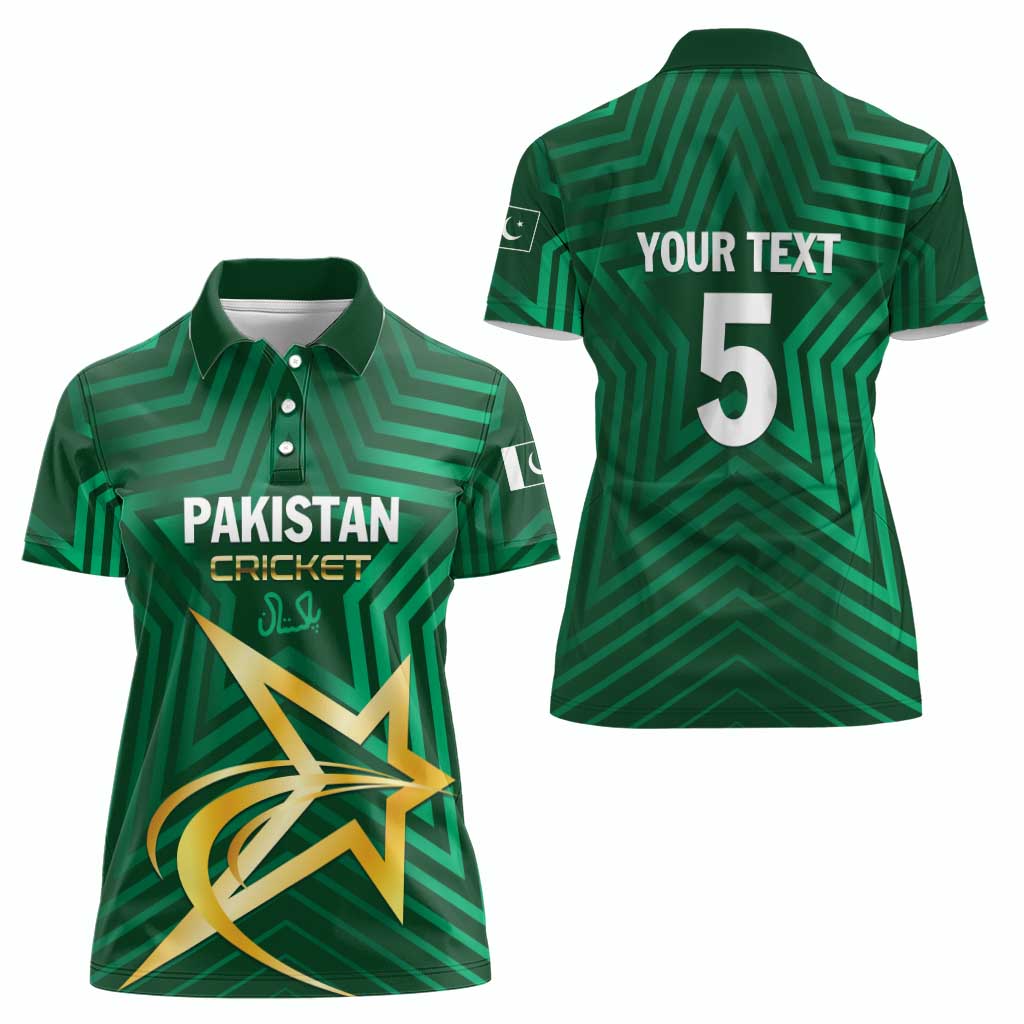 Custom Pakistan Cricket Women Polo Shirt The Boys In Green