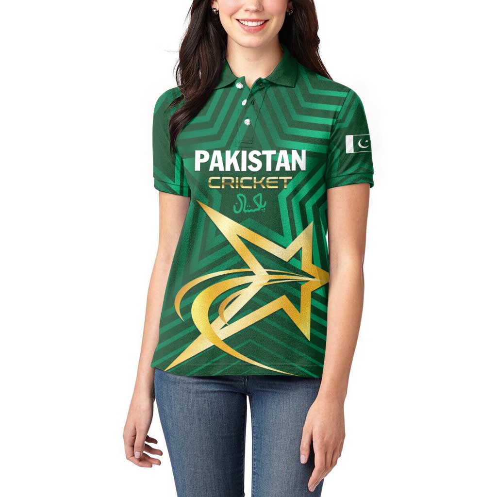 Custom Pakistan Cricket Women Polo Shirt The Boys In Green