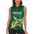 Custom Pakistan Cricket Women Sleeveless Polo Shirt The Boys In Green