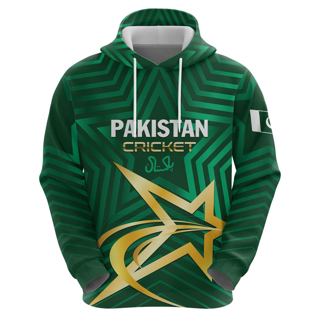 Custom Pakistan Cricket Zip Hoodie The Boys In Green
