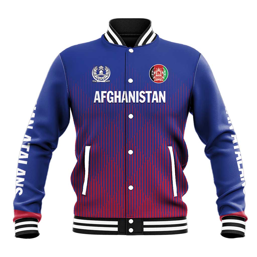 Custom Afghanistan Cricket Afghan Atalan Baseball Jacket Glorious Nation Victorious Team