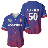 Custom Afghanistan Cricket Afghan Atalan Baseball Jersey Glorious Nation Victorious Team