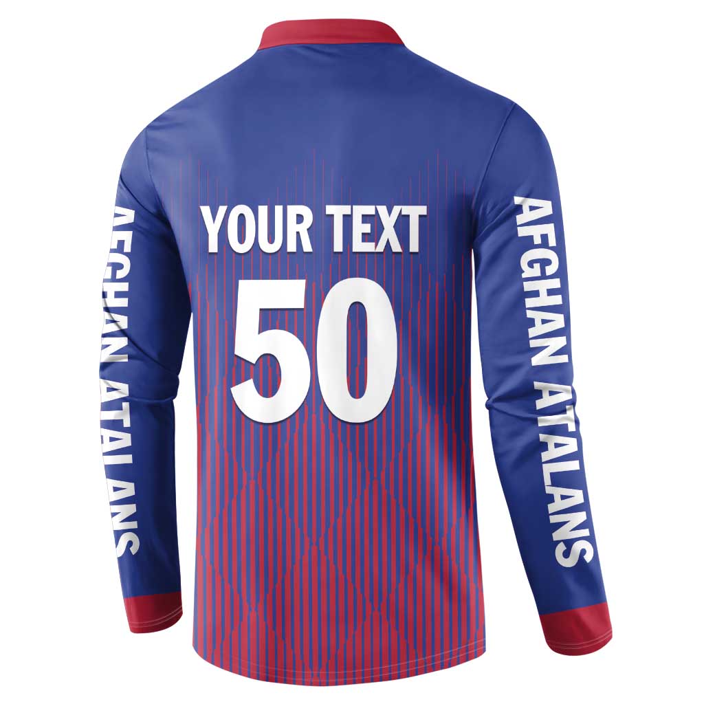 Custom Afghanistan Cricket Afghan Atalan Button Sweatshirt Glorious Nation Victorious Team
