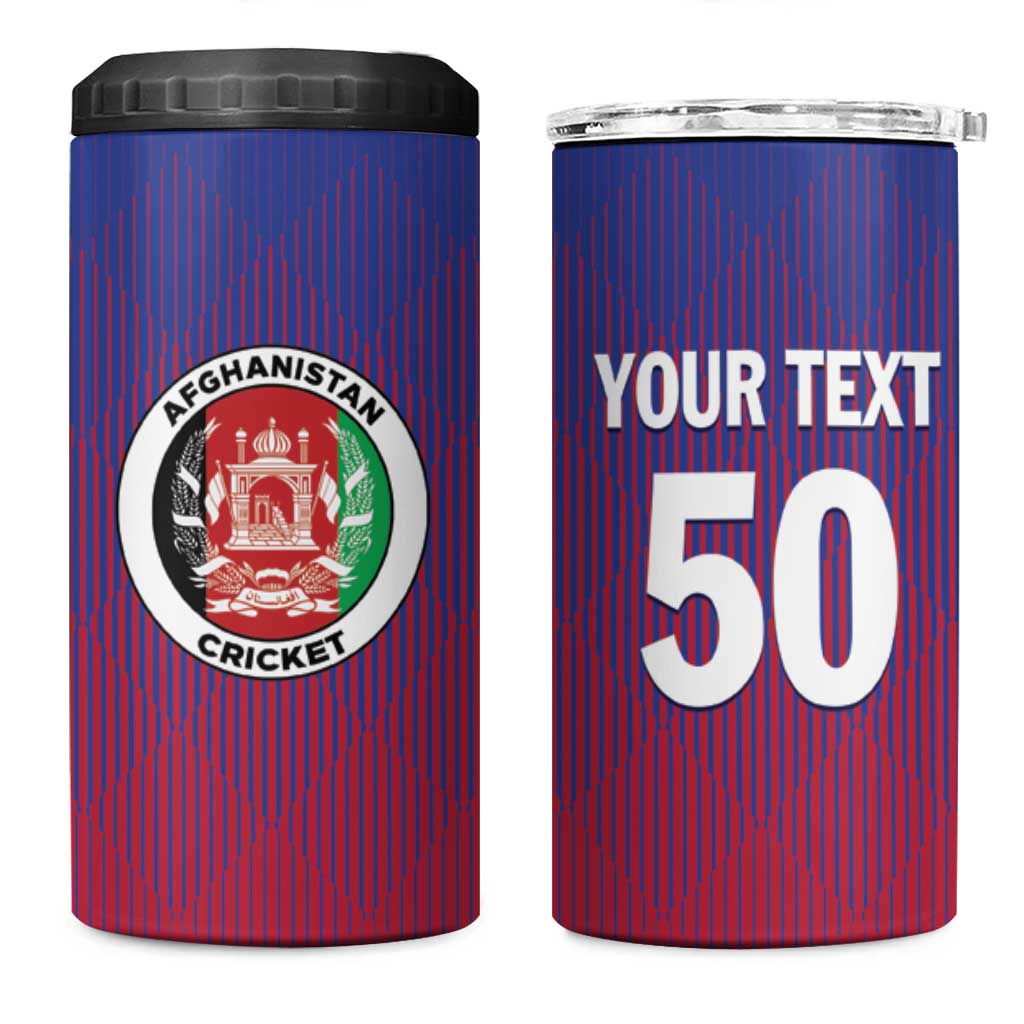 Custom Afghanistan Cricket Afghan Atalan 4 in 1 Can Cooler Tumbler Glorious Nation Victorious Team