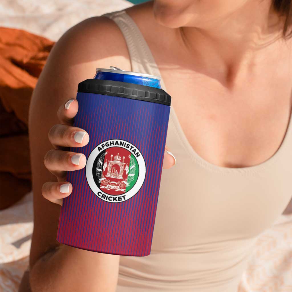 Custom Afghanistan Cricket Afghan Atalan 4 in 1 Can Cooler Tumbler Glorious Nation Victorious Team