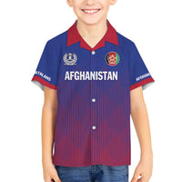 Custom Afghanistan Cricket Afghan Atalan Kid Hawaiian Shirt Glorious Nation Victorious Team