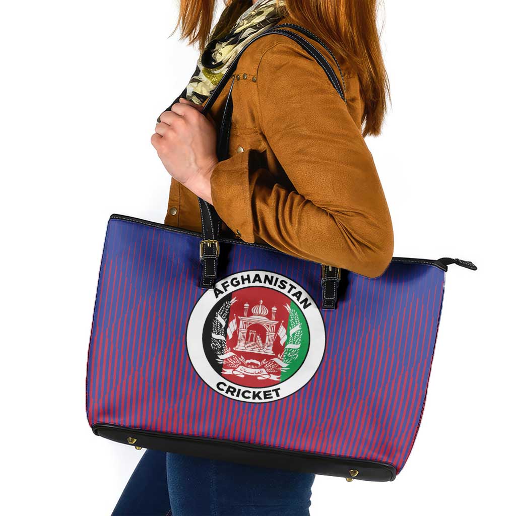 Afghanistan Cricket Afghan Atalan Leather Tote Bag Glorious Nation Victorious Team