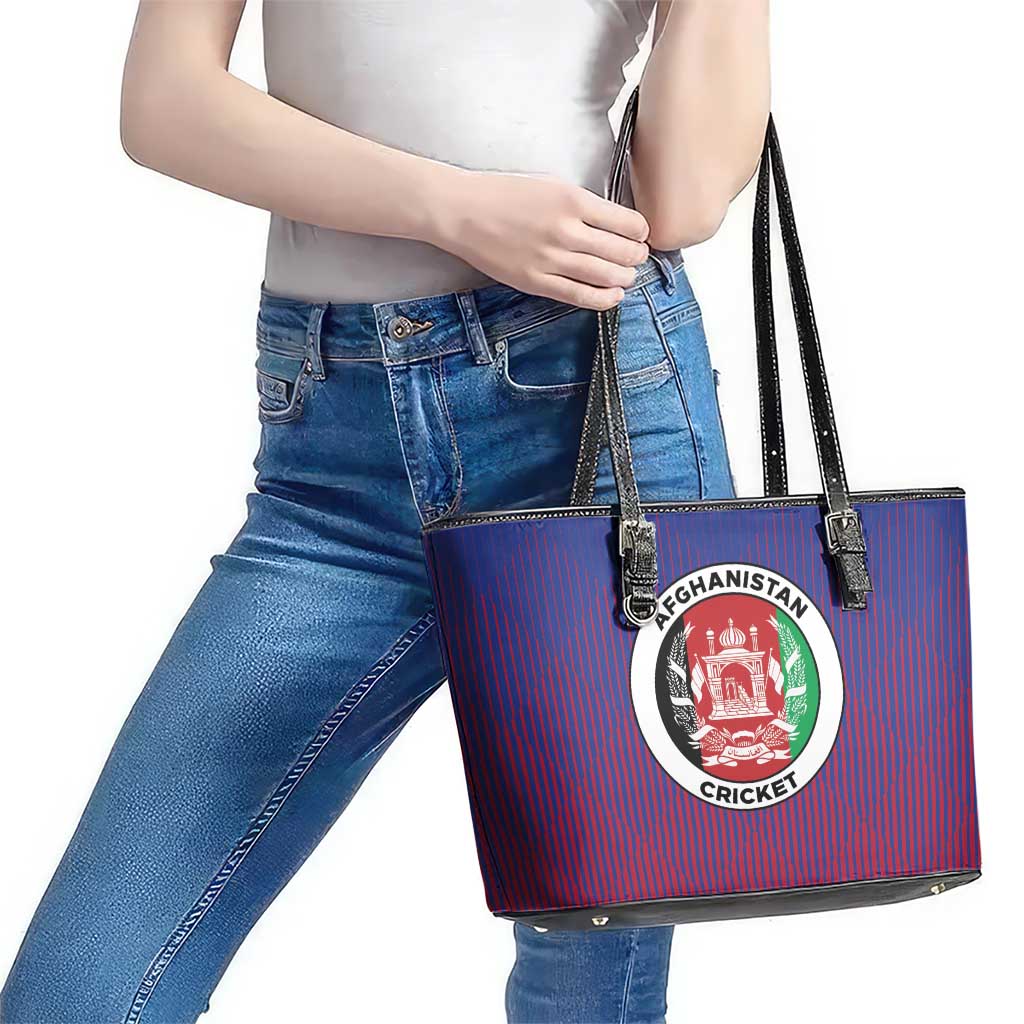 Afghanistan Cricket Afghan Atalan Leather Tote Bag Glorious Nation Victorious Team