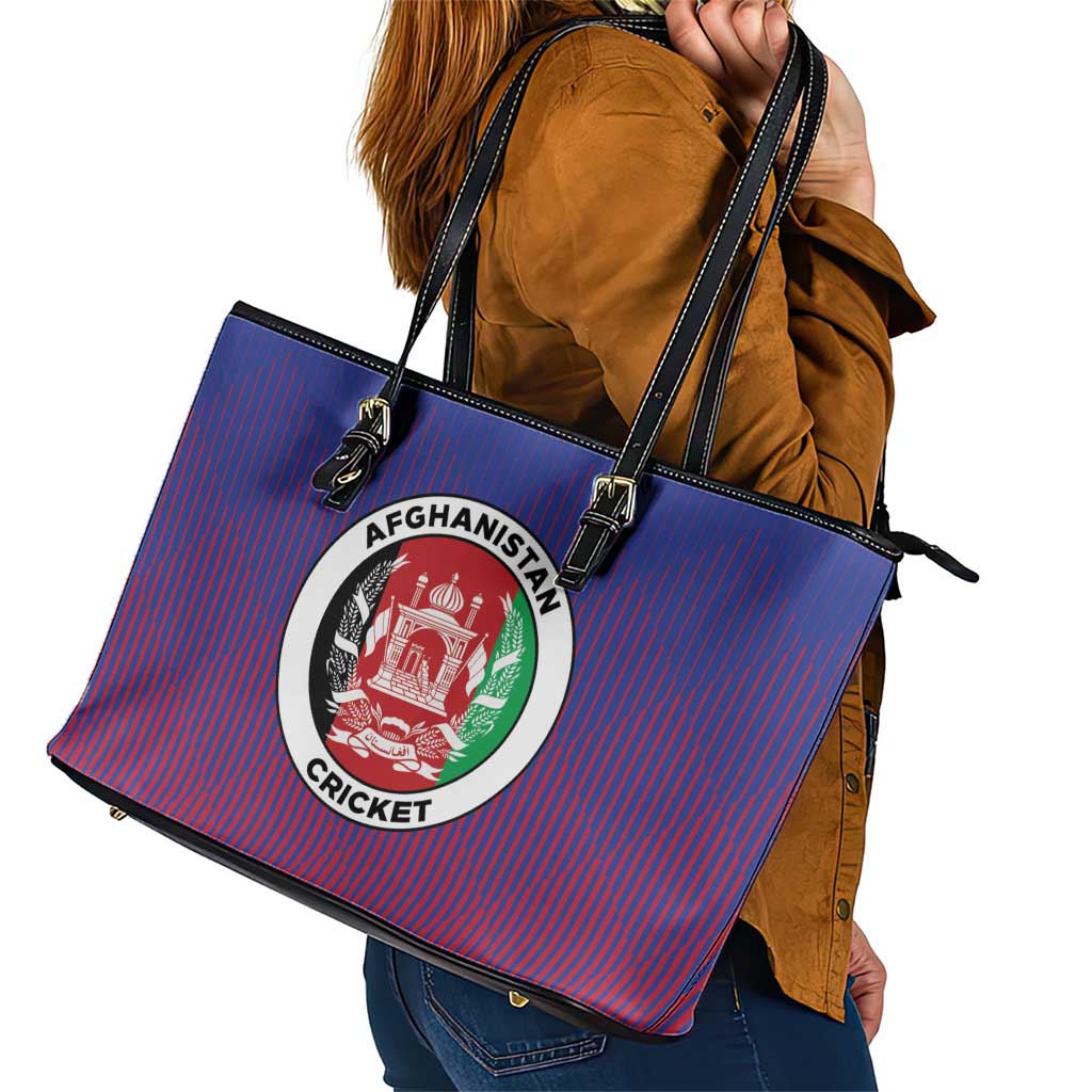 Afghanistan Cricket Afghan Atalan Leather Tote Bag Glorious Nation Victorious Team