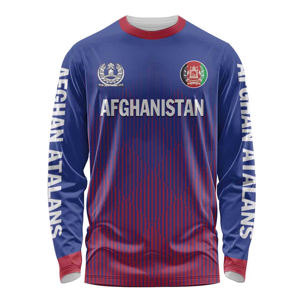 Custom Afghanistan Cricket Afghan Atalan Long Sleeve Shirt Glorious Nation Victorious Team