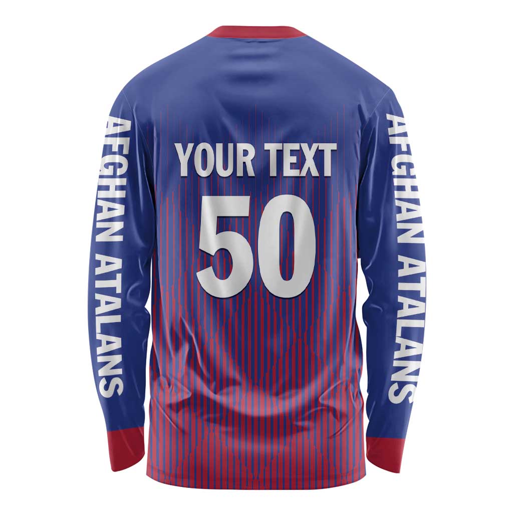 Custom Afghanistan Cricket Afghan Atalan Long Sleeve Shirt Glorious Nation Victorious Team