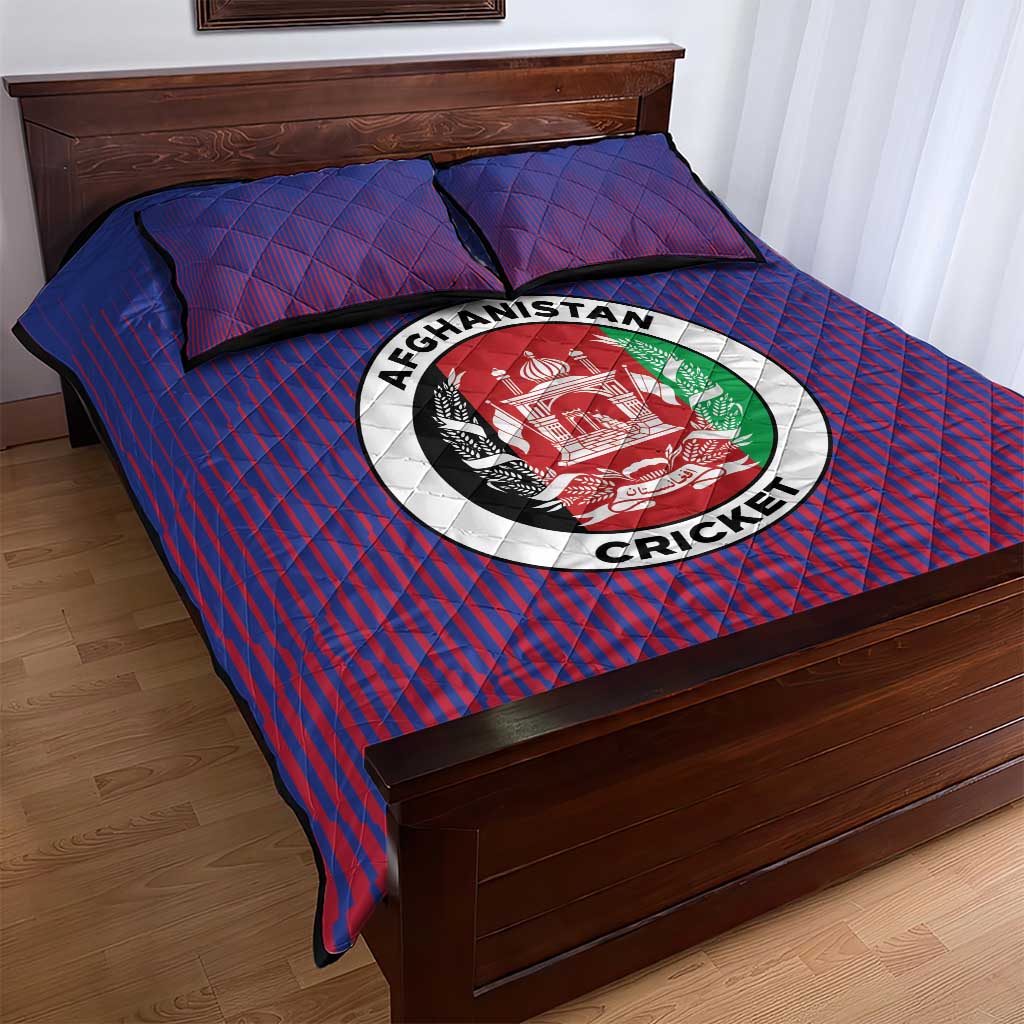 Afghanistan Cricket Afghan Atalan Quilt Bed Set Glorious Nation Victorious Team