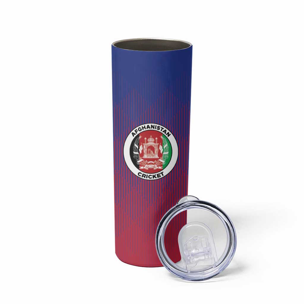 Custom Afghanistan Cricket Afghan Atalan Skinny Tumbler Glorious Nation Victorious Team