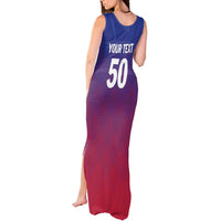 Custom Afghanistan Cricket Afghan Atalan Tank Maxi Dress Glorious Nation Victorious Team