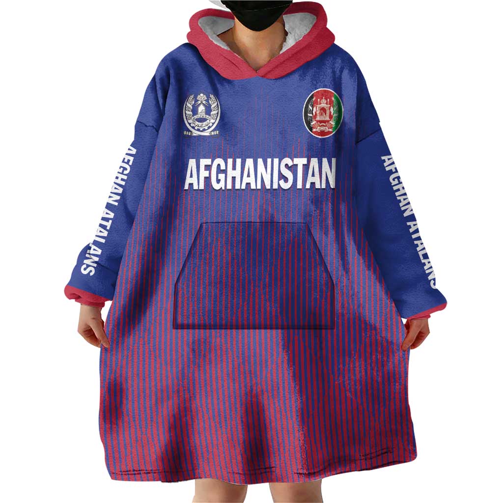 Custom Afghanistan Cricket Afghan Atalan Wearable Blanket Hoodie Glorious Nation Victorious Team