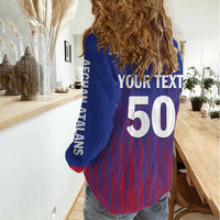 Custom Afghanistan Cricket Afghan Atalan Women Casual Shirt Glorious Nation Victorious Team