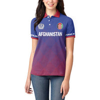 Custom Afghanistan Cricket Afghan Atalan Women Polo Shirt Glorious Nation Victorious Team